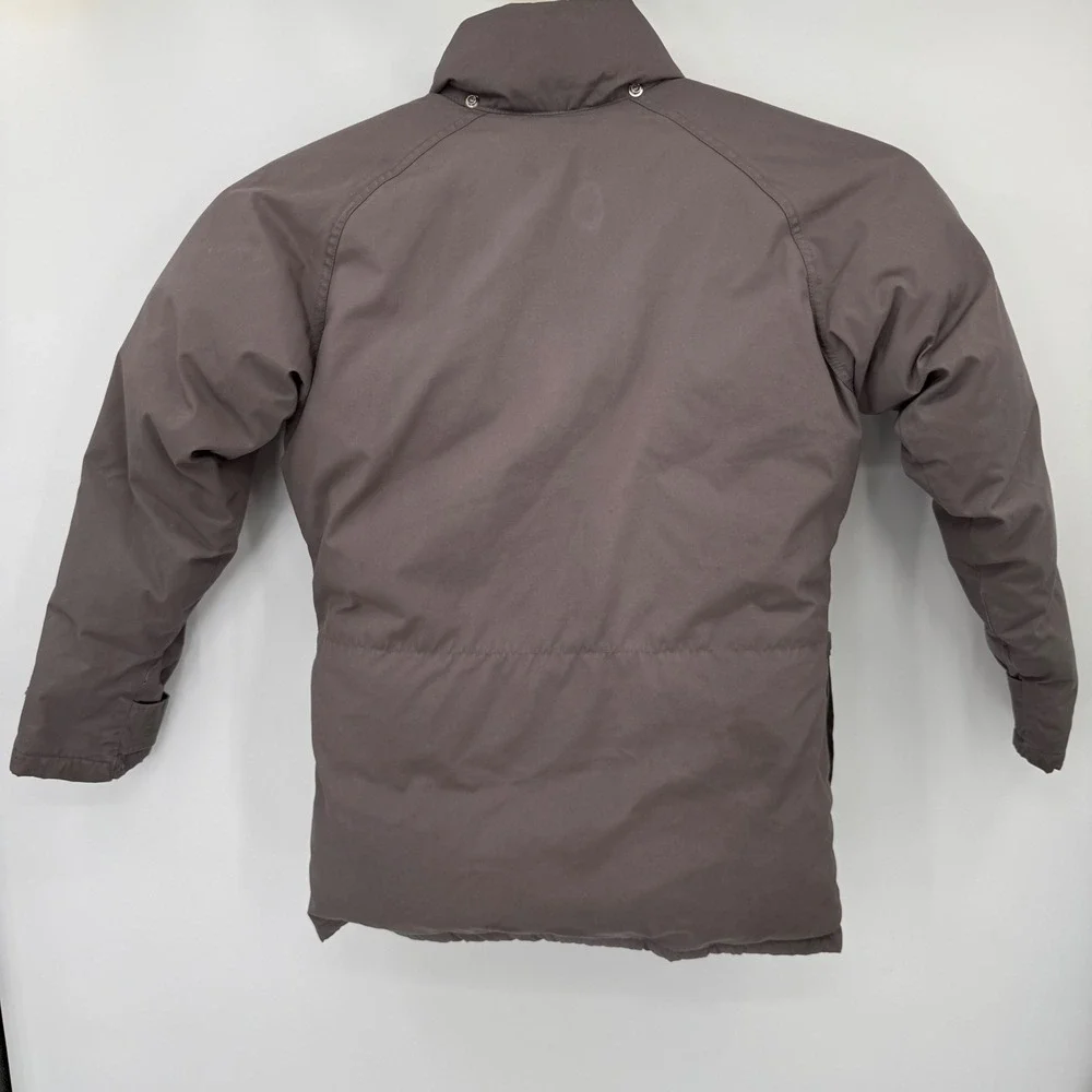The North Face Puffer Jacket Mens S Brown Vintage No Hood Goose Down USA Made